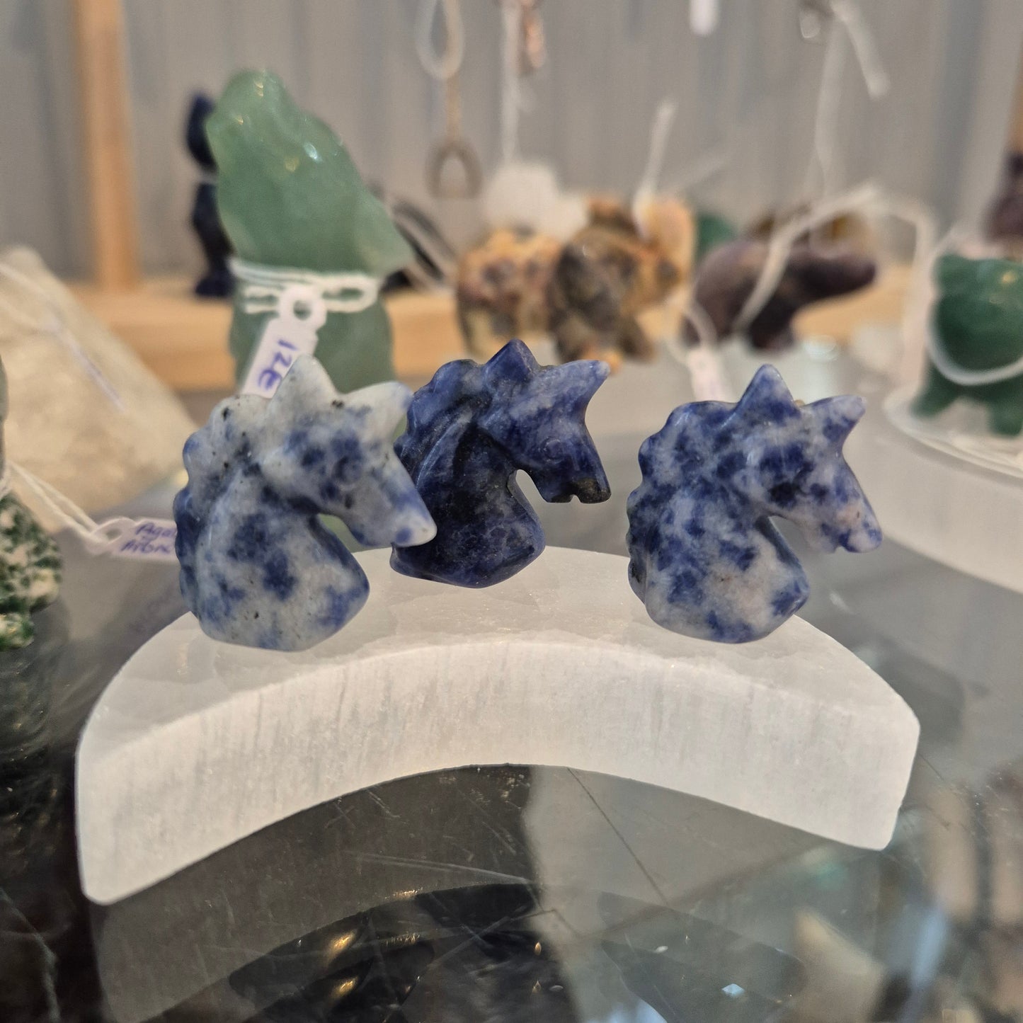 Figurine Mini Tete de Cheval Sodalite
