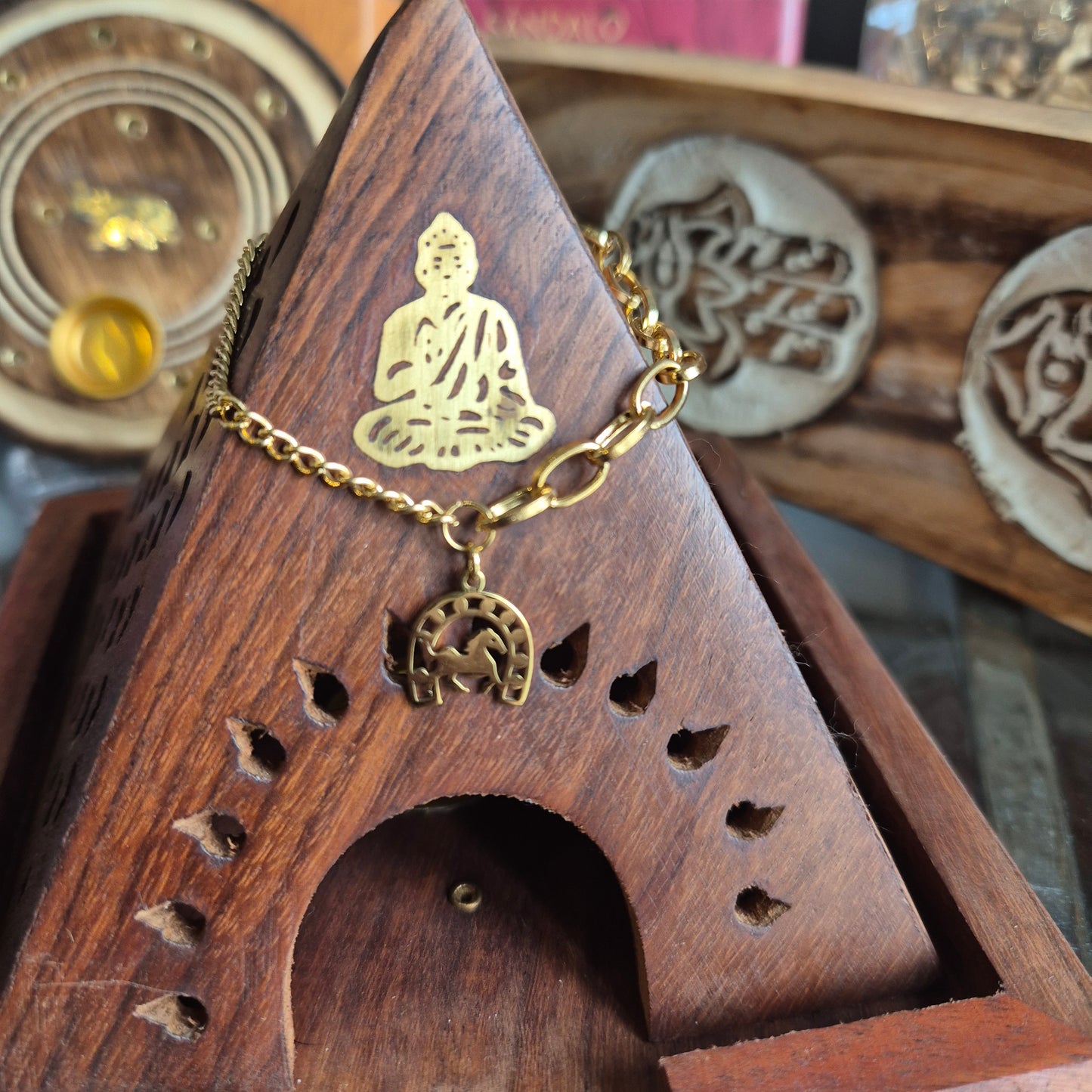 Bracelet Fer a Cheval et Cheval