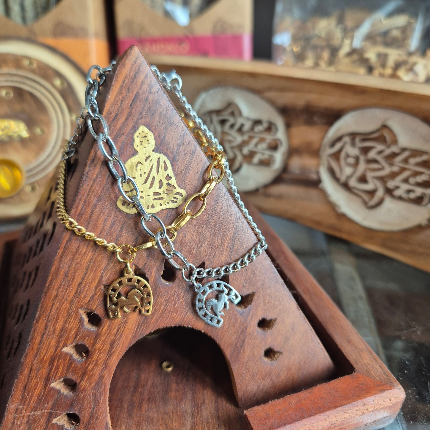 Bracelet Fer a Cheval et Cheval