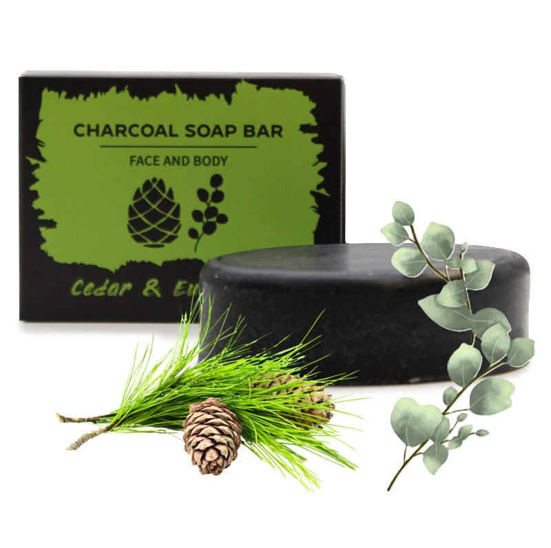Savon Charcoal Cedre et Eucalyptus - Zenencens