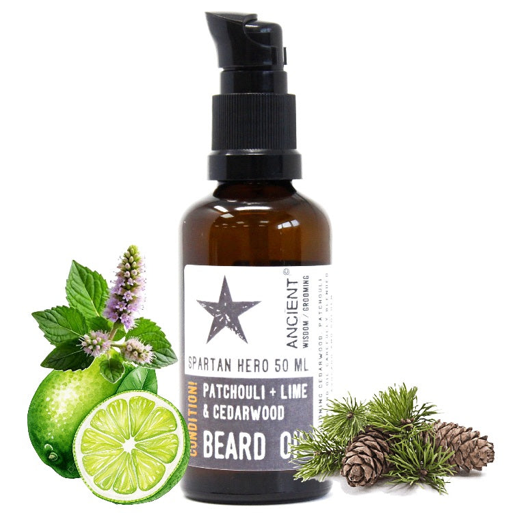 Ancient Wisdom Huile à Barbe - Spartan Hero - Zenencens