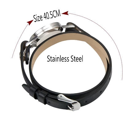 Bracelet Diffuseur en Cuir Double Chat