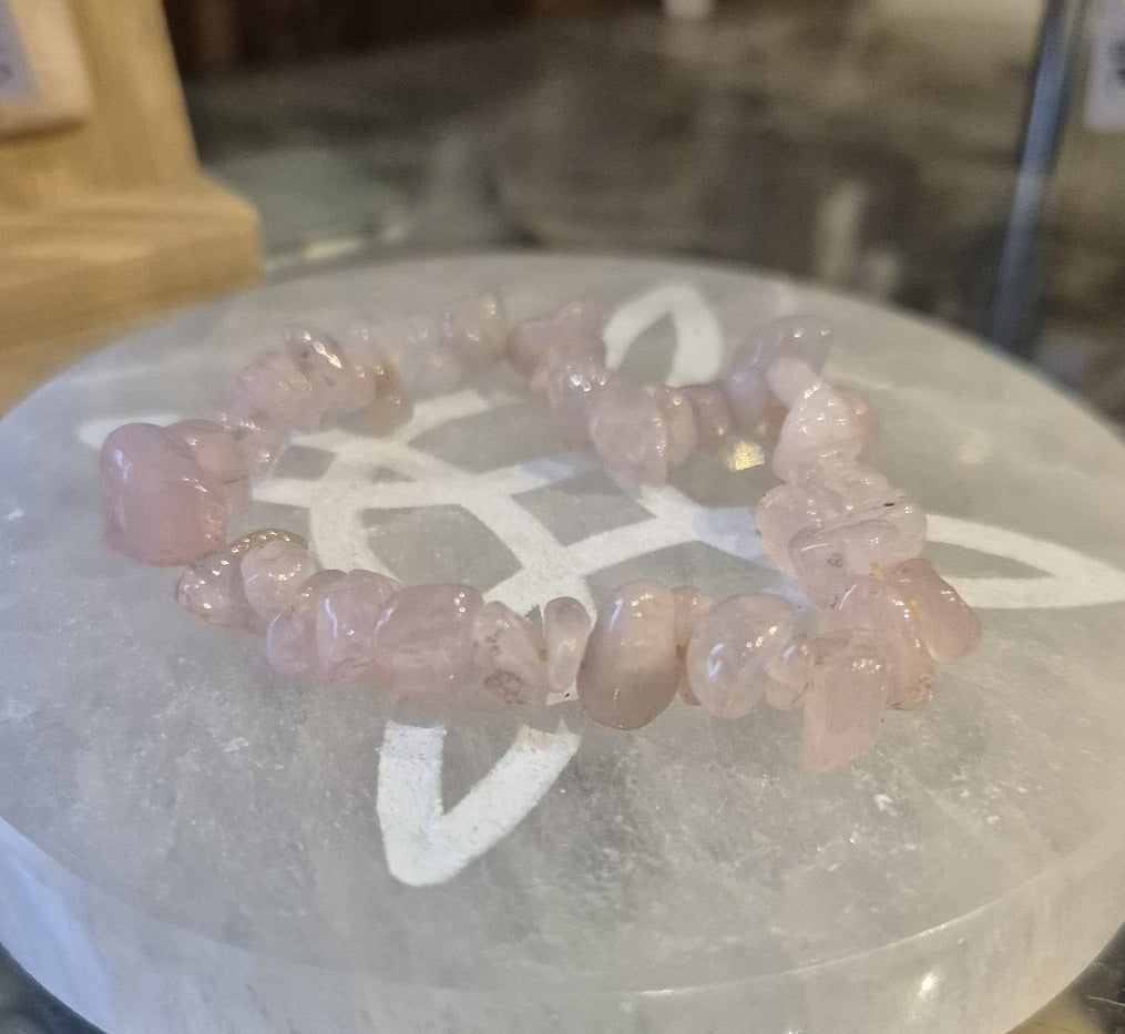 Bracelet Baroque Quartz Rose