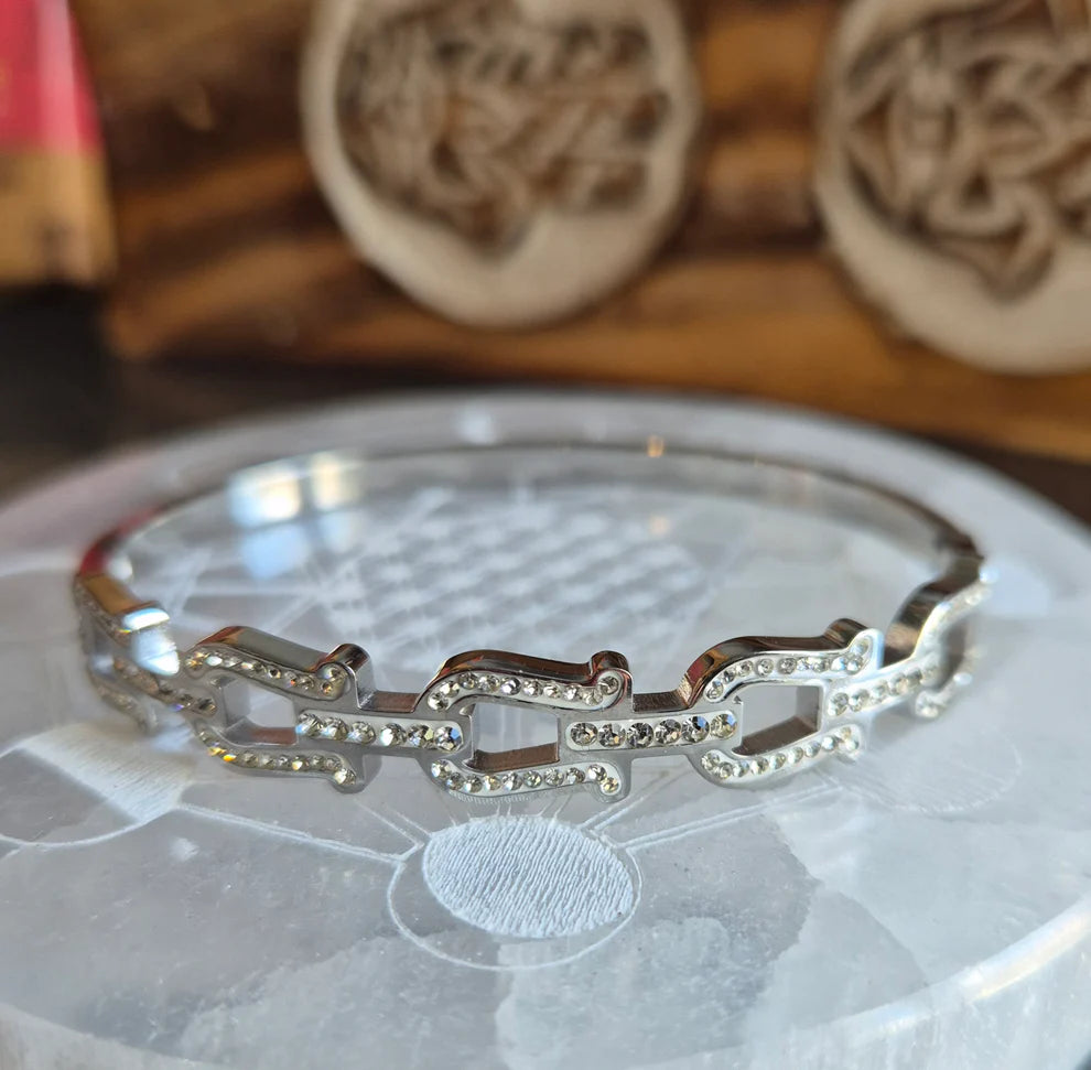 Bracelet Fers à Cheval et Strass