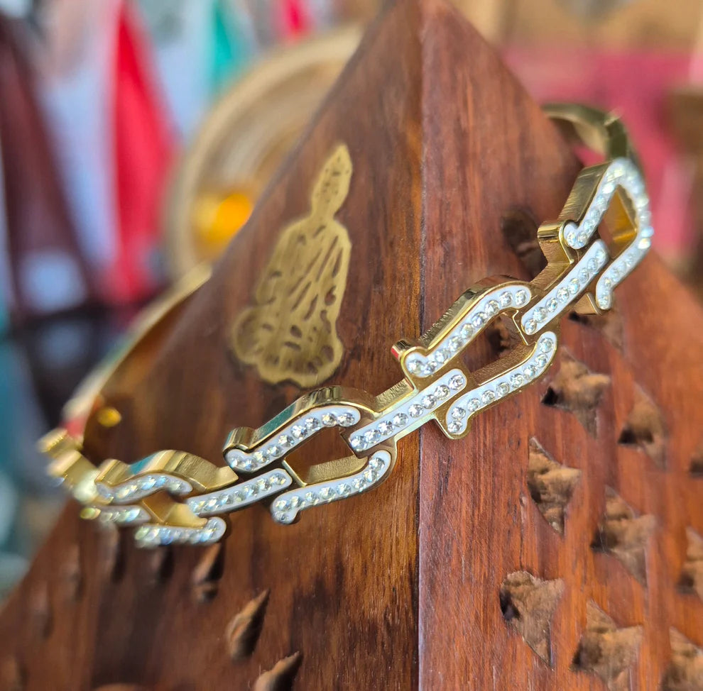Bracelet Fers à Cheval et Strass - Zenencens