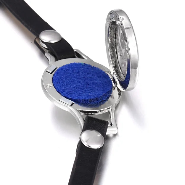 Bracelet Diffuseur en Cuir Arbre de Vie