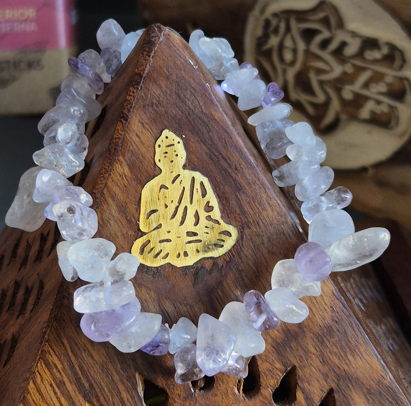 Bracelet Baroque Amethyste Lavande