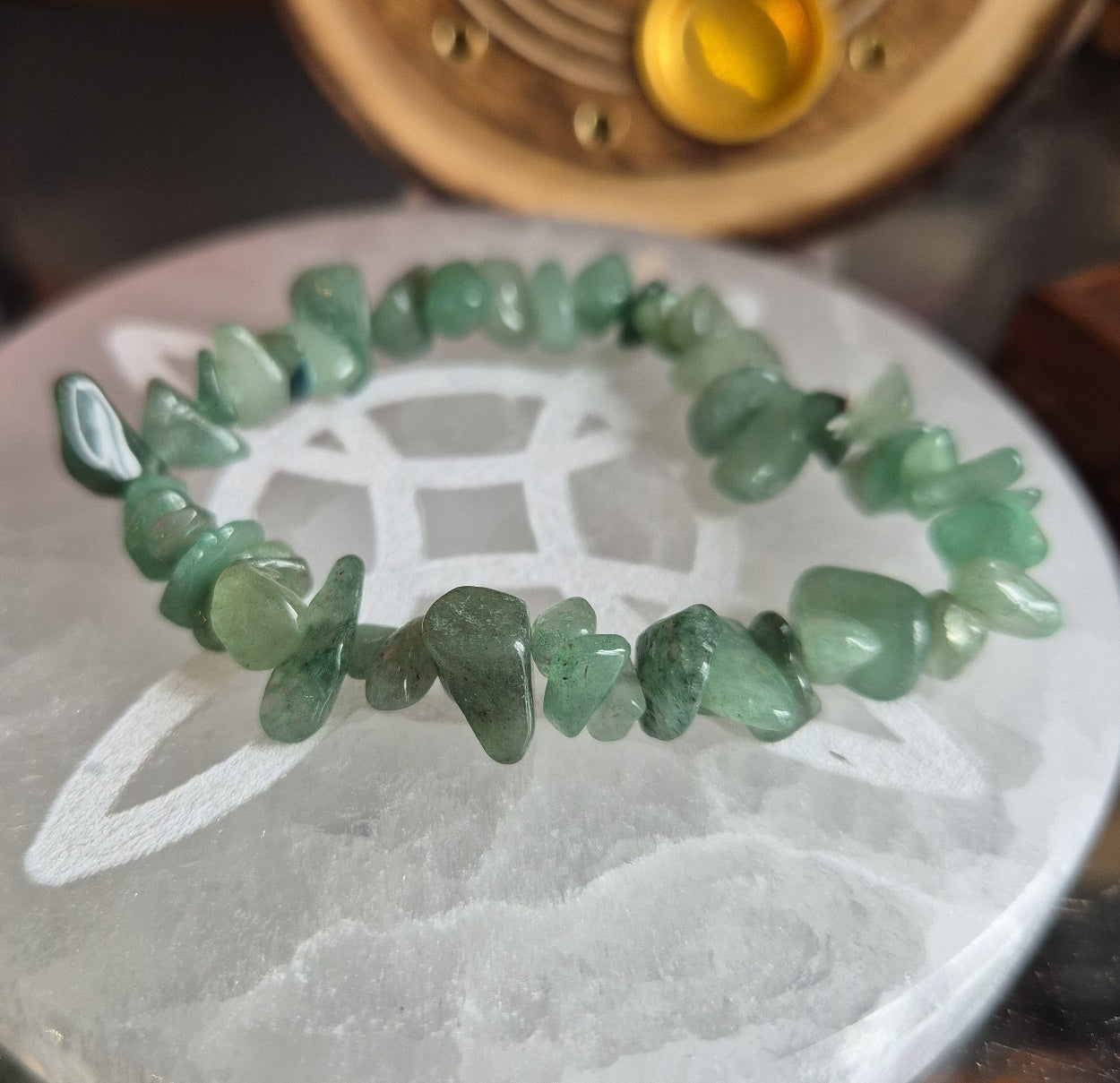 Bracelet Baroque Aventurine Vert