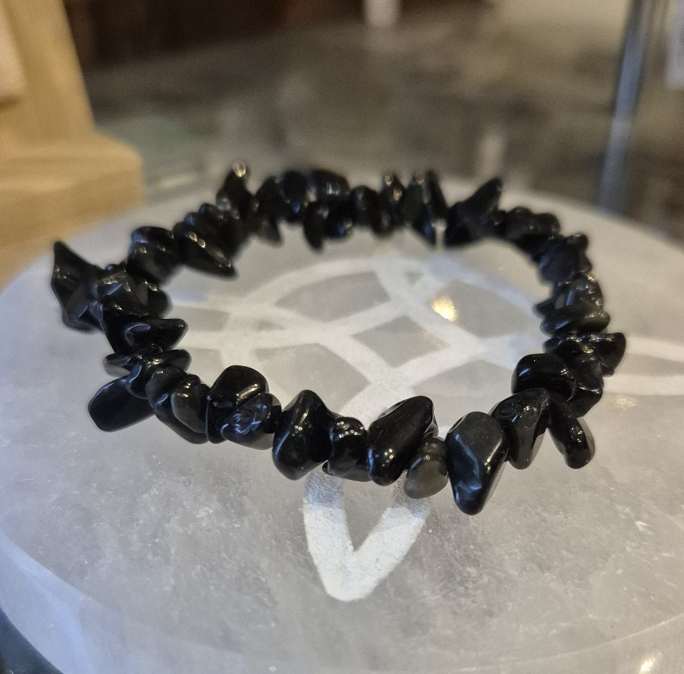 Bracelet Baroque Obsidienne