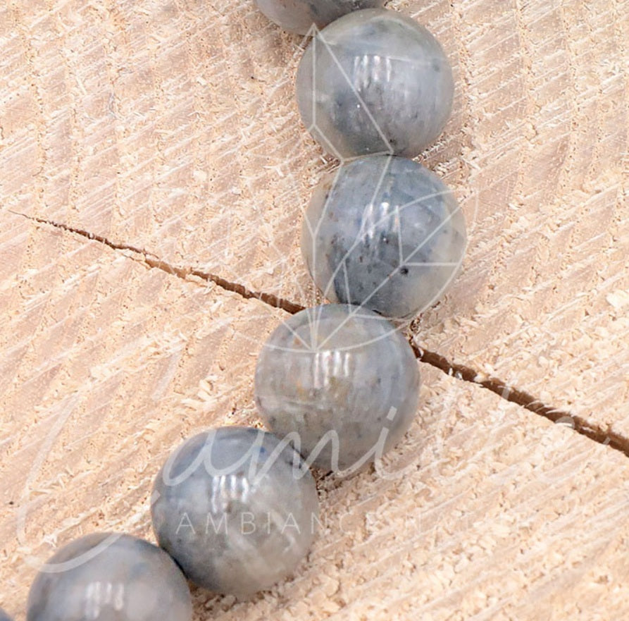 Bracelet Cyanit Bleu Naturelle AB 10mm