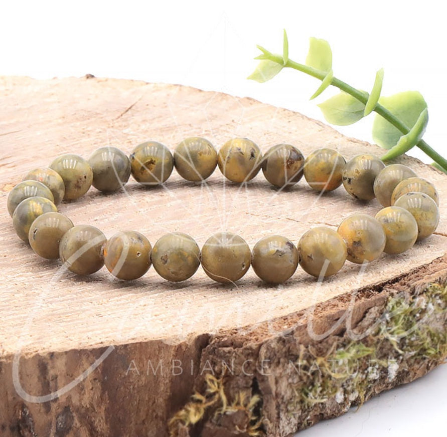 Bracelet Jaspe Bumblebee AB 10mm