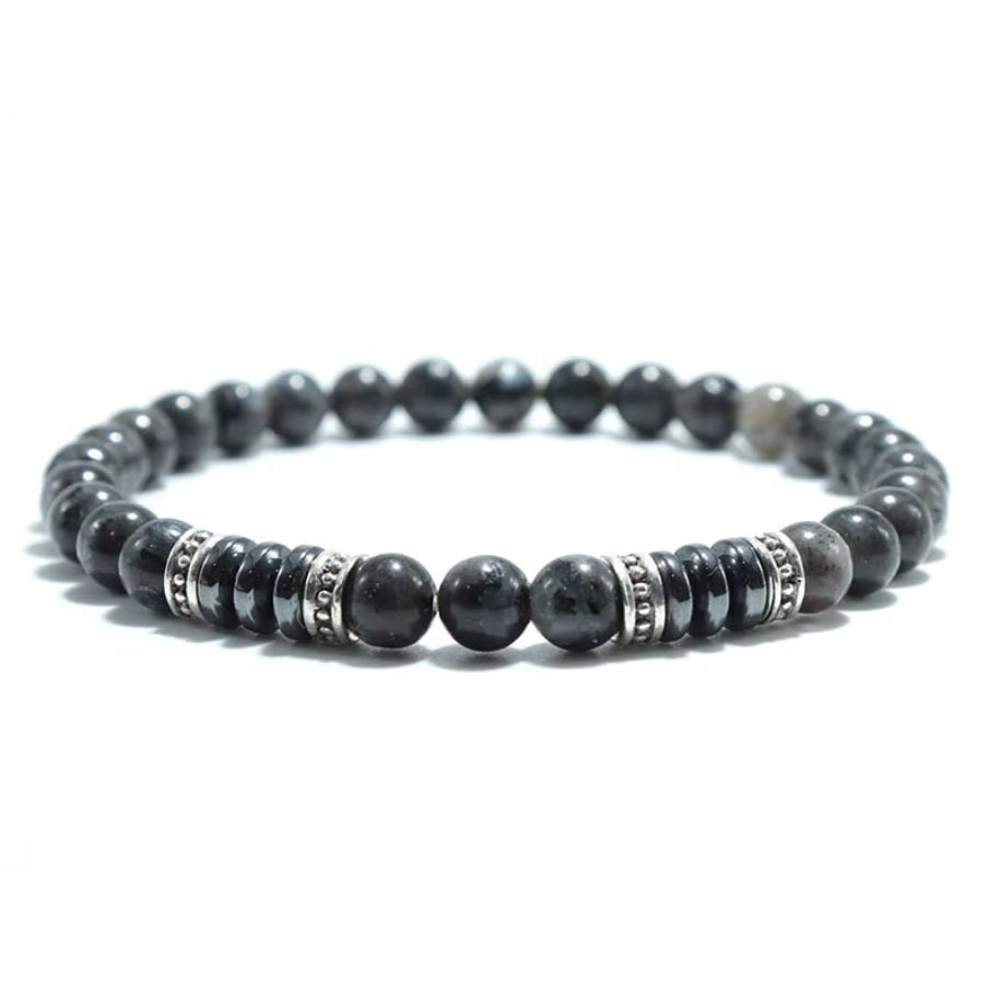 Bracelet Mapstone et Hematite