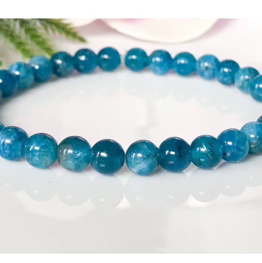 Bracelet Pierre Bleu Apatite