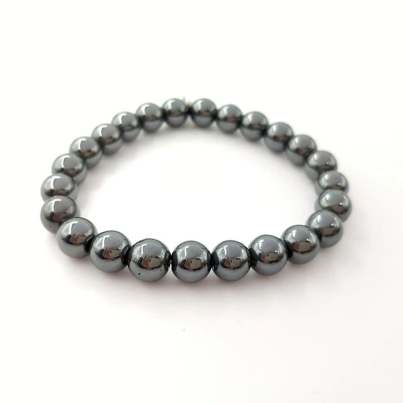 Bracelet Pierre de Hematite 8mm