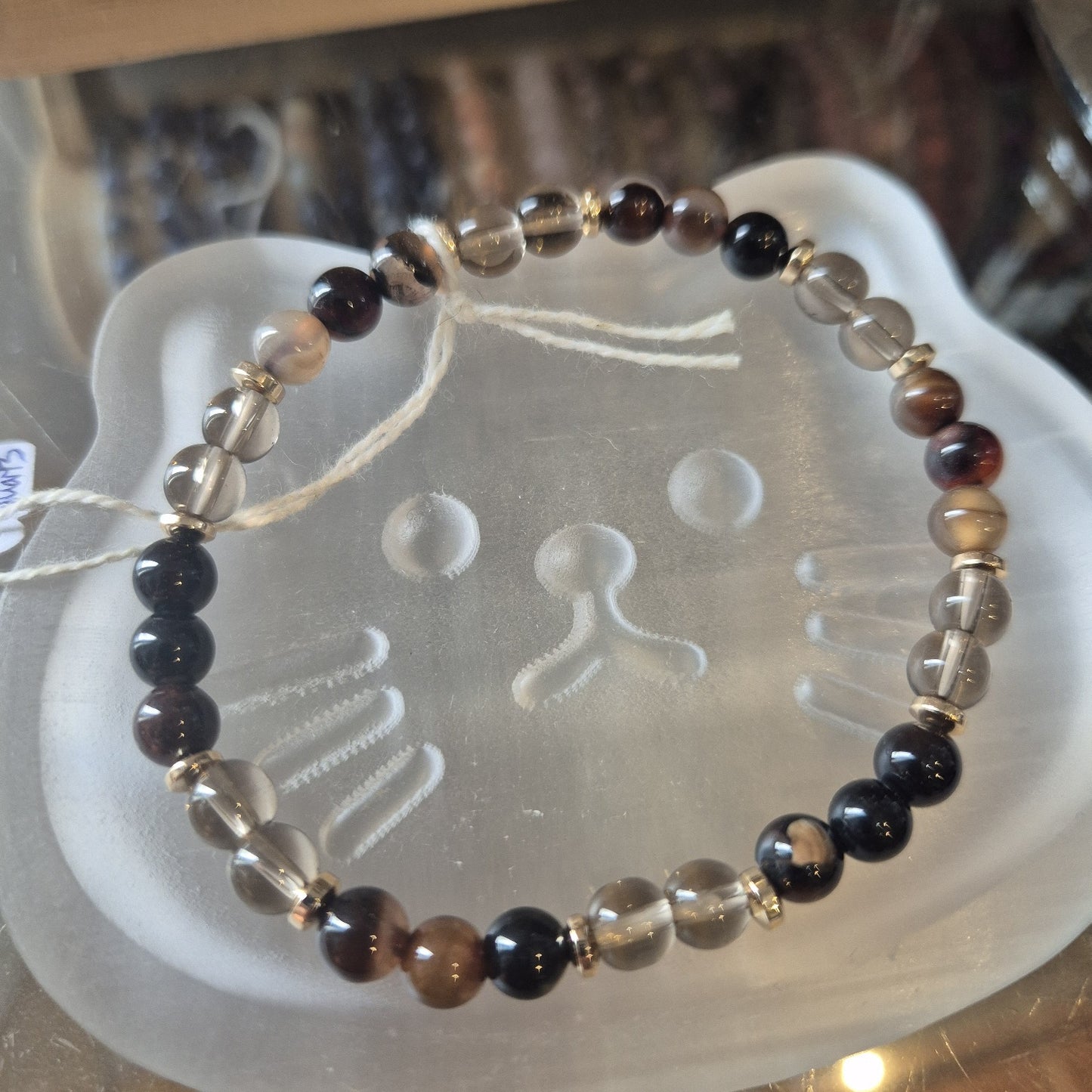 Bracelet Pierres Agate et Quartz