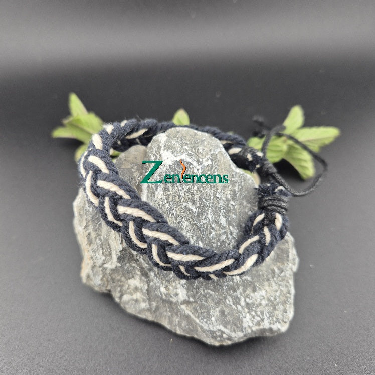 Bracelet Tressé Bicolore