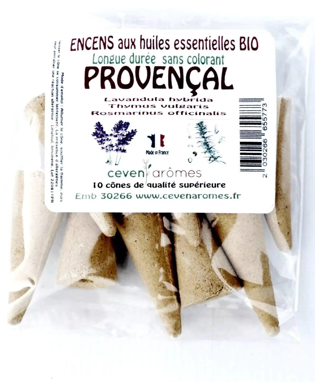 Ceven Aromes Cones d'Encens - SHOPHORSE