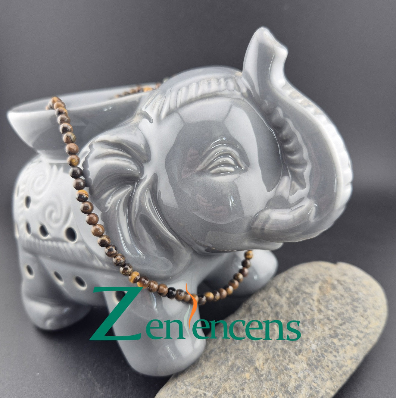Collier Œil-de-Tigre 4mm