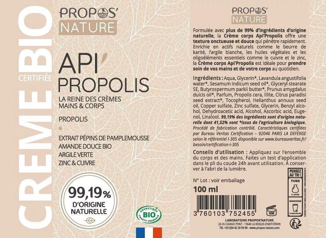 Crème à la Propolis BIO - Cicatrisante - 100ml - SHOPHORSE