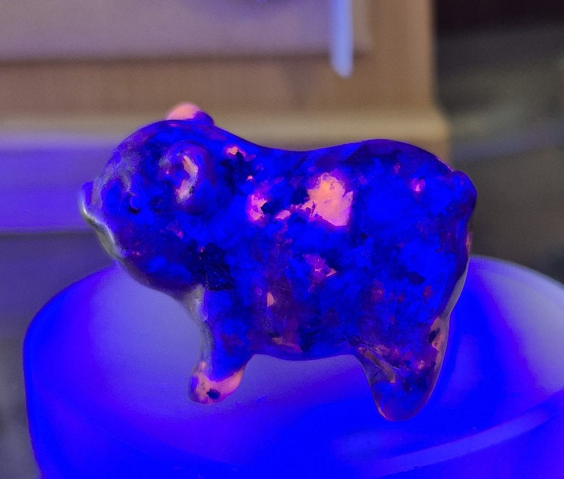 Figurine Cochon en Yooperlite