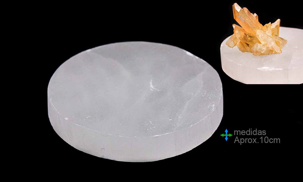 Plaque de Sélénite Circulaire - Zenencens