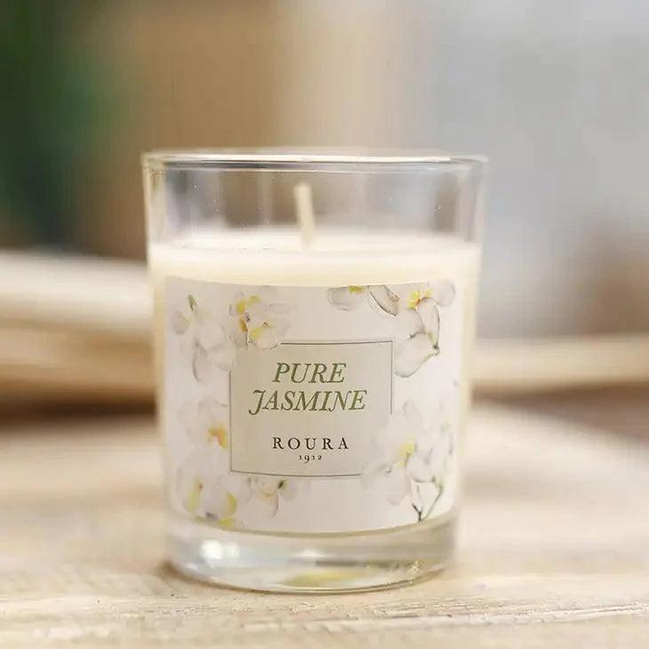 Roura Bougie en Verre Jasmin - SHOPHORSE