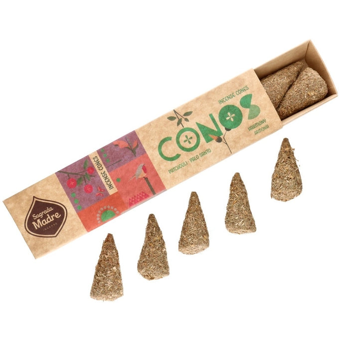 Sagrada Madre Cones Patchouli et Palo Santo