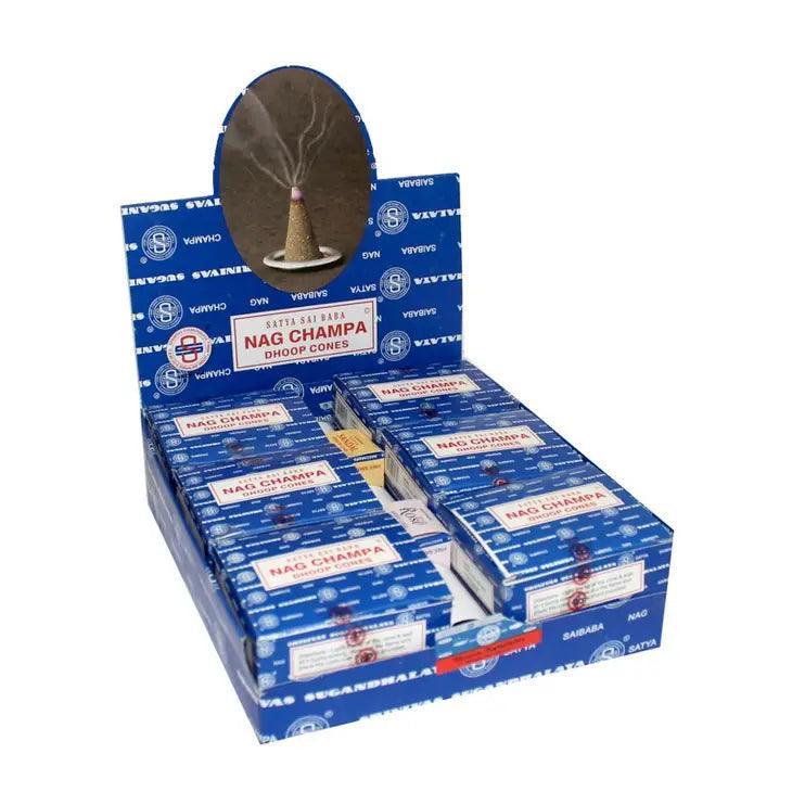 Satya Nag Champa Cones D'Encens - SHOPHORSE