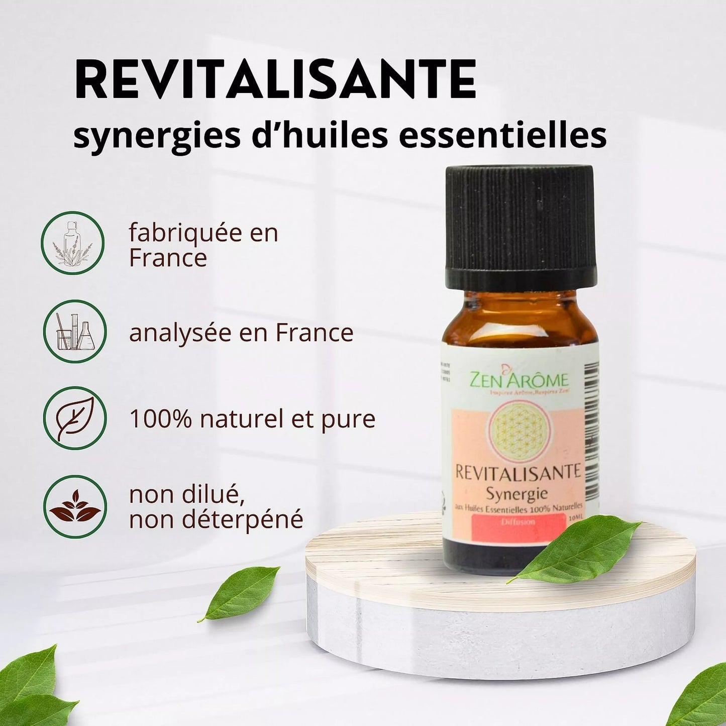 Synergie d'Huiles Essentielles Revitalisante