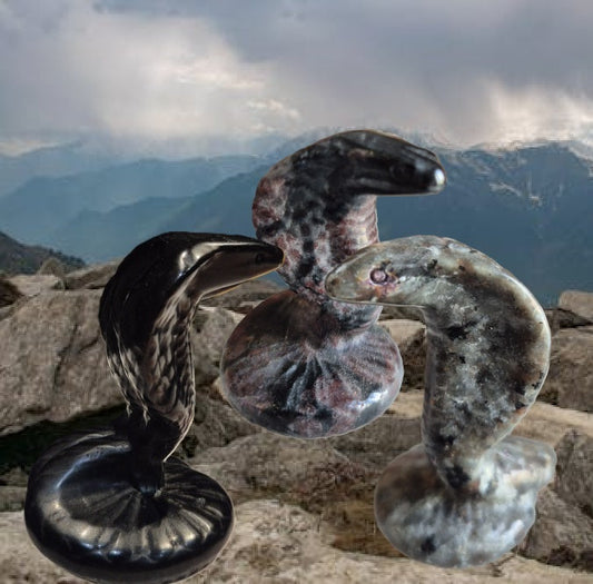 Cobras en pierres naturelles