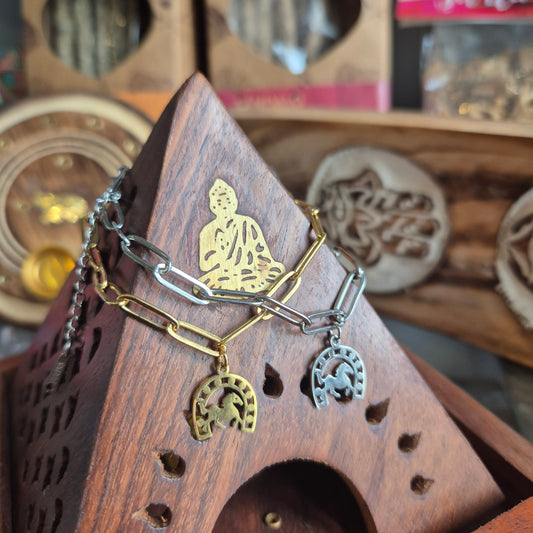 Bracelet Fer a Cheval et Cheval Gros Maillons