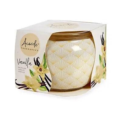 Acorde Bougie en Verre decore Vanille - SHOPHORSE
