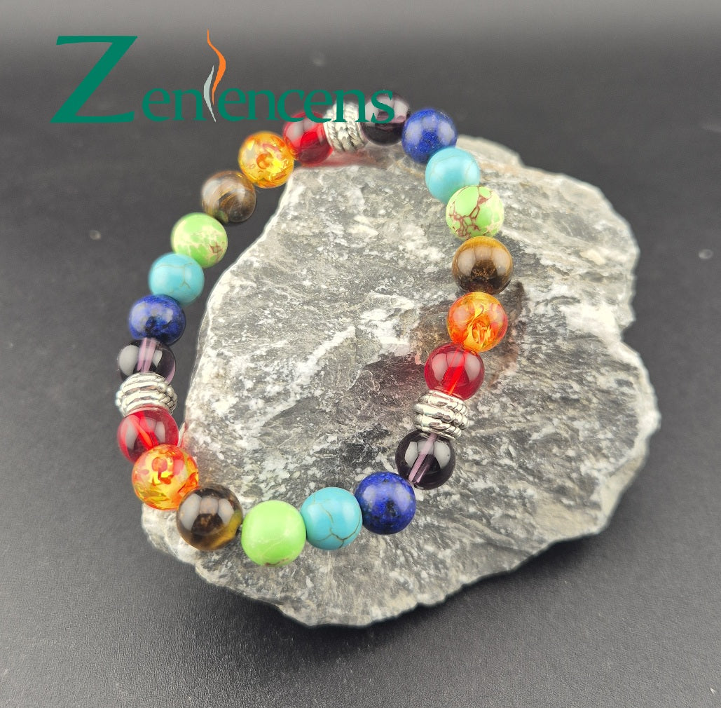 Bracelet Pierres Naturelles 7 Chakras