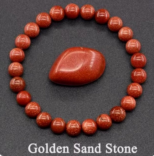 Bracelet Pierre de Sable Or
