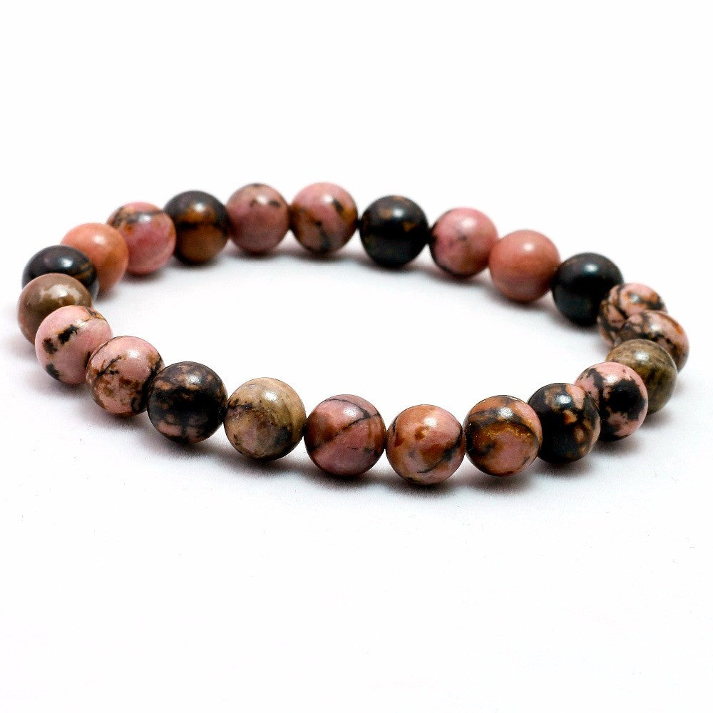 Bracelet Pierre de Rhodonite