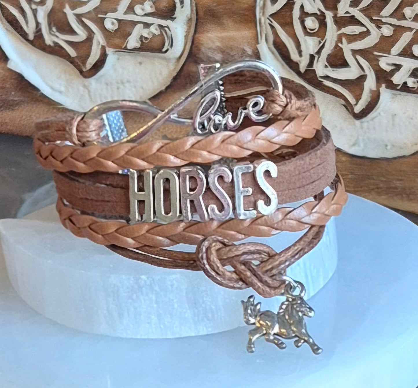 Bracelet Equestrian Multi-couches Tressé - Zenencens