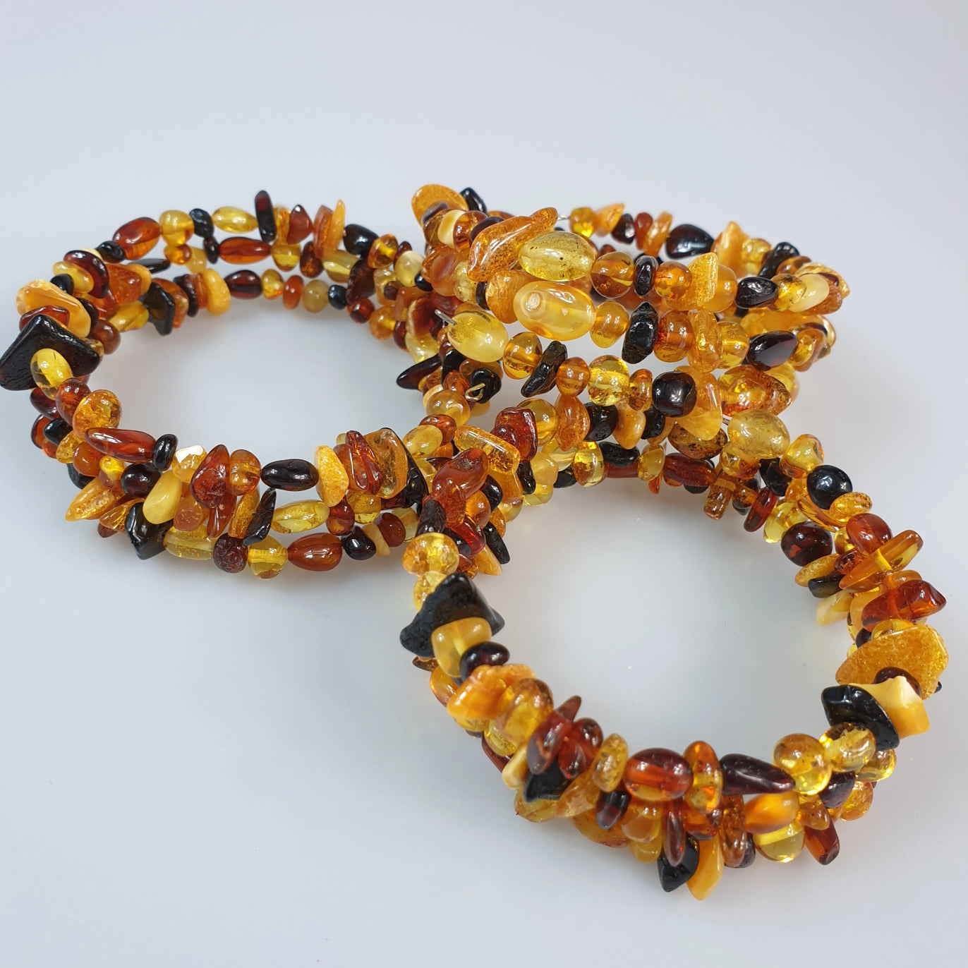 Bracelet Accordian Ambre Multicouleur