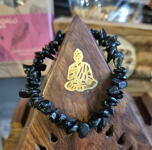 Bracelet Baroque Obsidienne