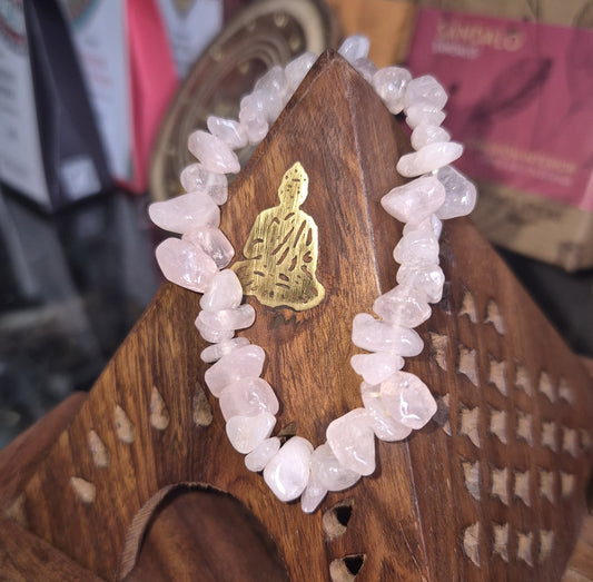 Bracelet Baroque Quartz Rose