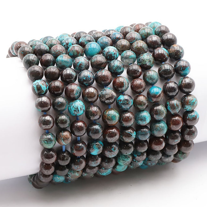 Bracelet Chrysocolle du Congo A+ Sérénité, Harmonie