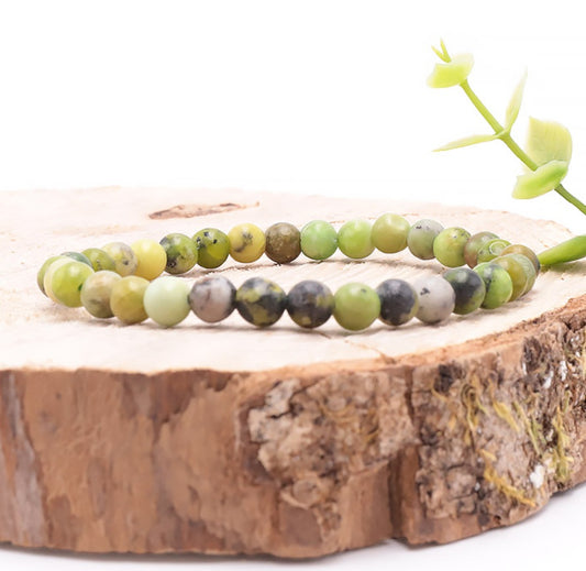 Bracelet Chrysoprase Citron AB 6mm