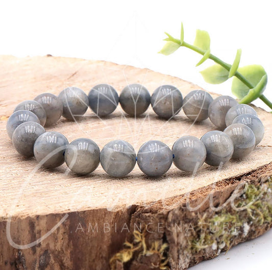 Bracelet Cyanit Bleu Naturelle AB 10mm