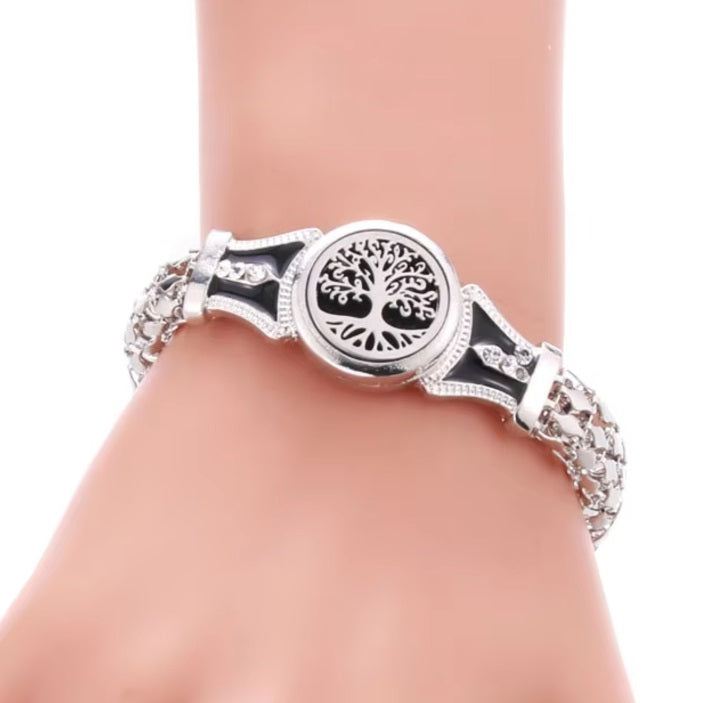 Bracelet Diffuseur Arbre de Vie Strass