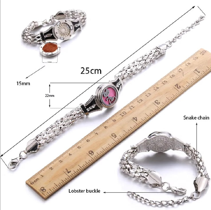 Bracelet Diffuseur Arbre de Vie Strass