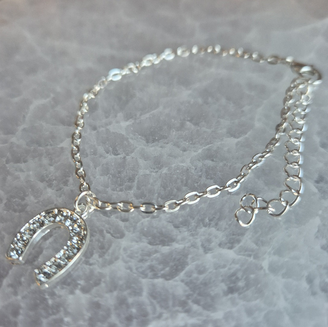 Bracelet Fer de Cheval Strassé - Zenencens