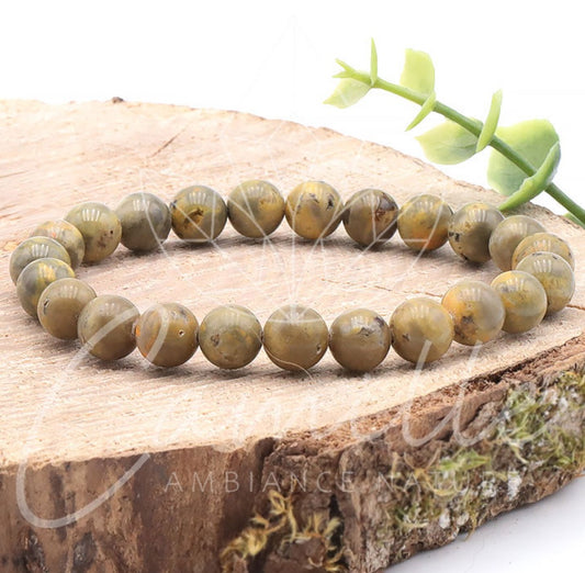 Bracelet Jaspe Bumblebee AB 10mm