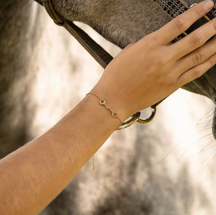 Bracelet Petite Mors a Cheval en Argent