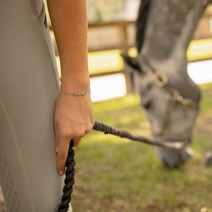 Bracelet Petite Mors a Cheval en Argent