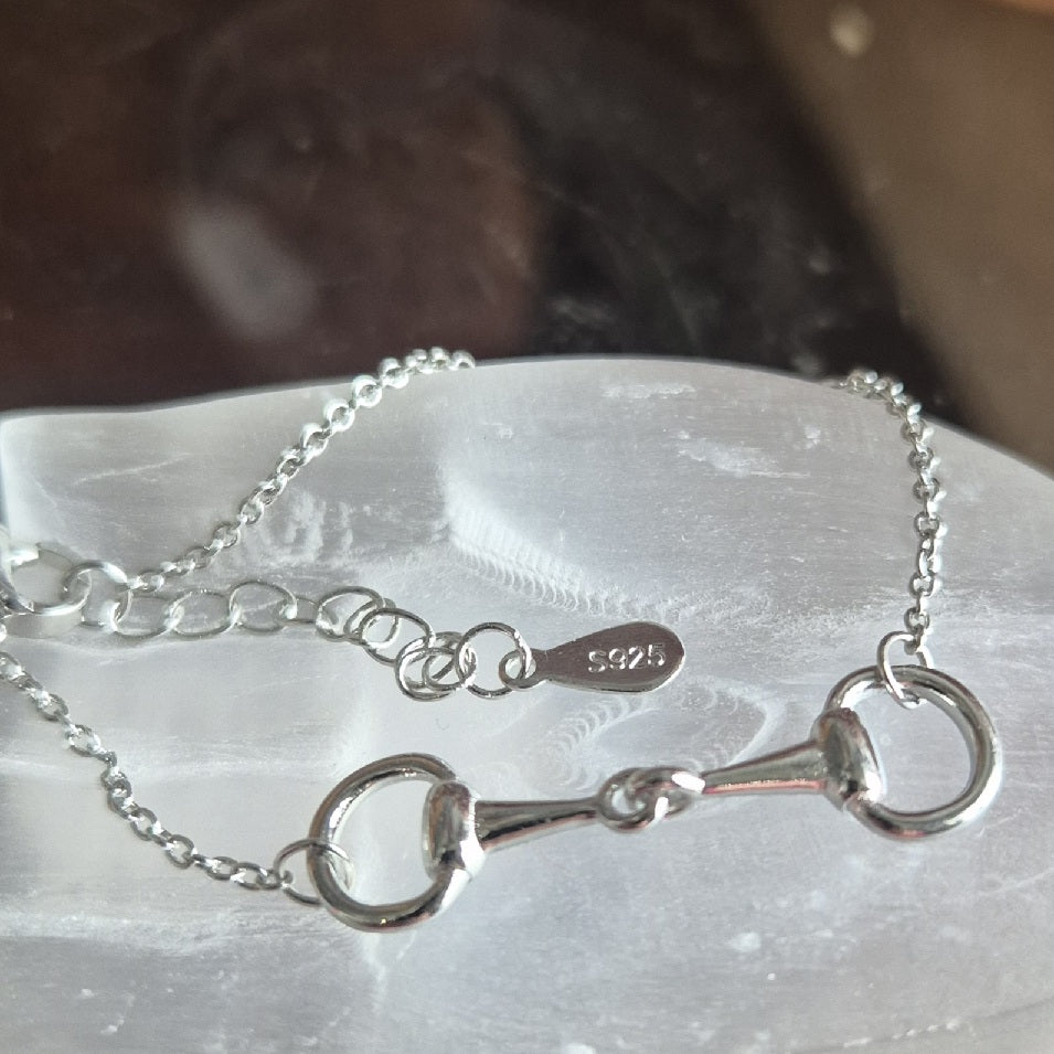Bracelet Petite Mors a Cheval en Argent