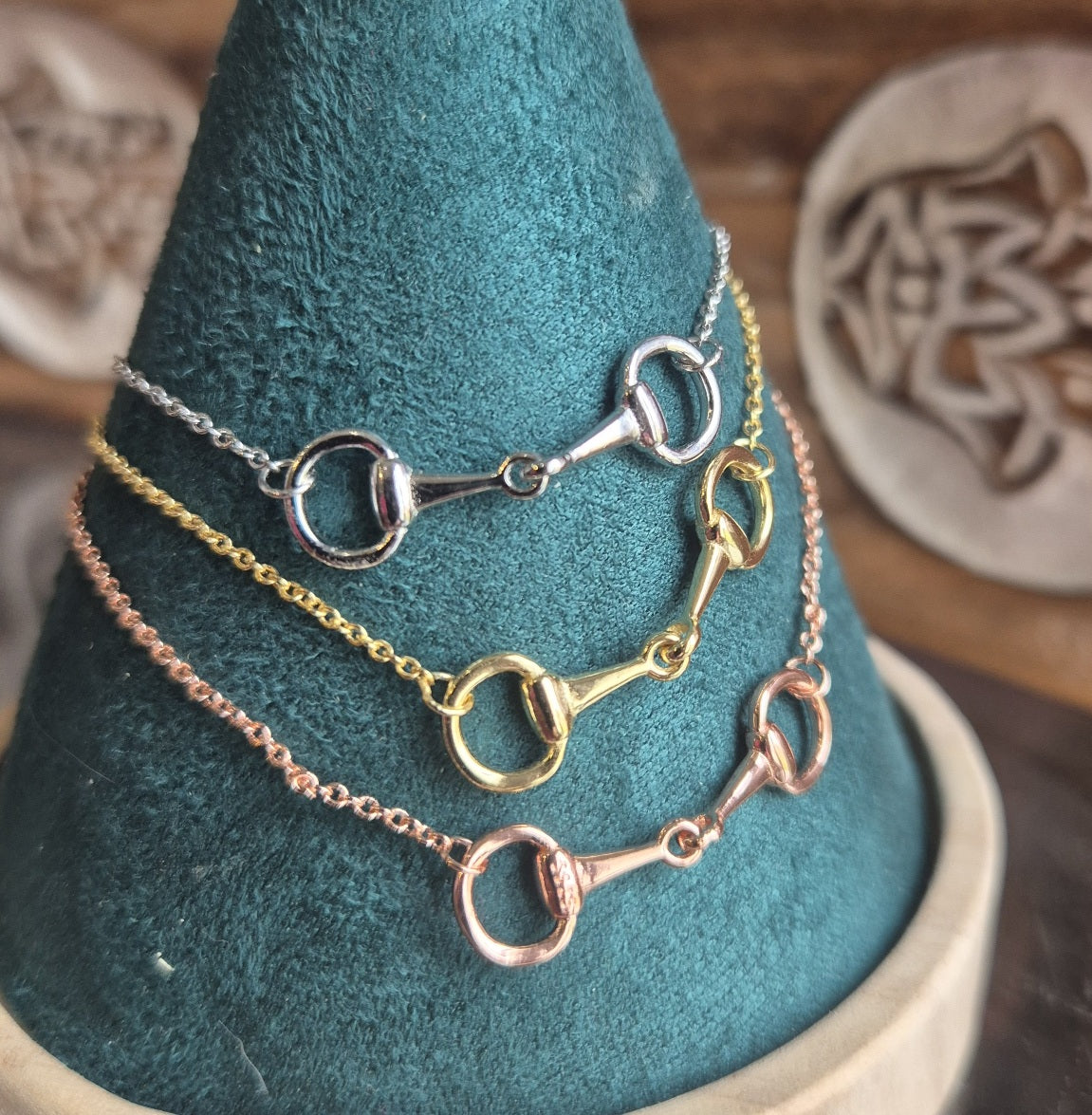 Bracelet Petite Mors a Cheval en Argent